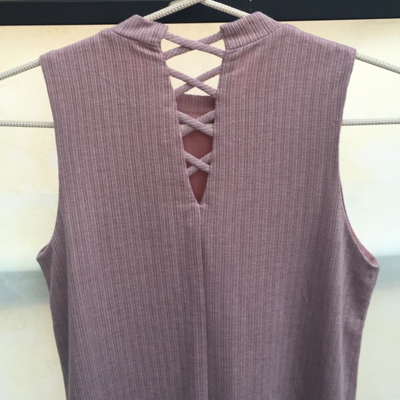 NWT PP LA Girls Sleeveless Ribbed Dress - Picture 4 of 6